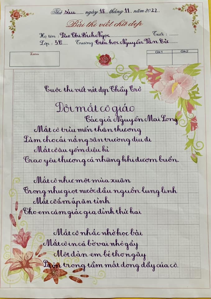 NÉT CHỮ NẾT NGƯỜI